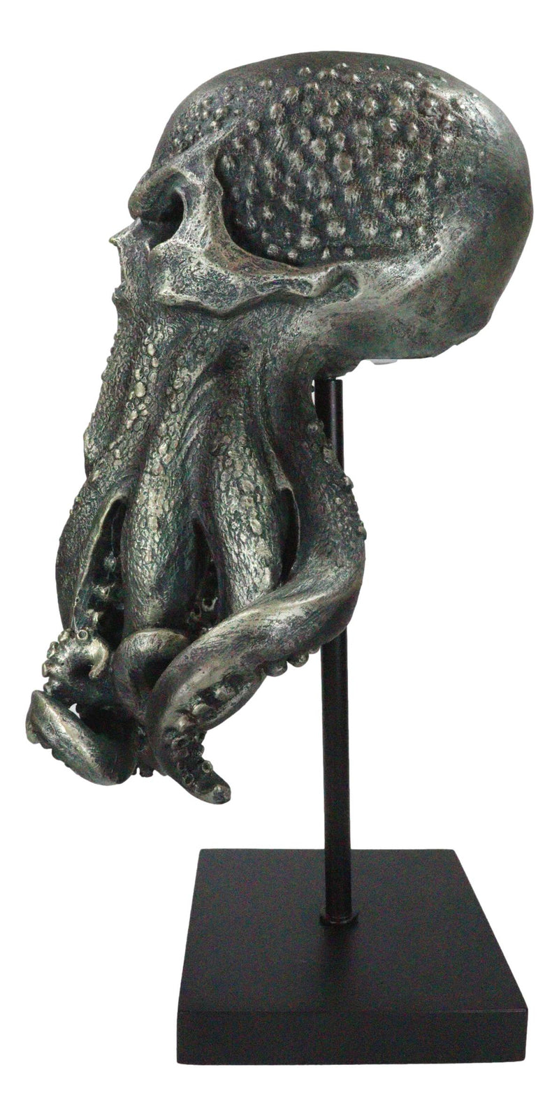 Fantasy Myths Sea God Cthulhu Kraken Octopus Head On Museum Pole Stand Figurine