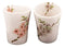 Ebros Made In Japan Vintage Victorian Style Colorful Floral Spring Blossoms Porcelain 10oz Cups With Flared Top Set of 2 For Coffee Tea Drink Cup Asian Fusion Decorative Kitchen Home Gift Sets