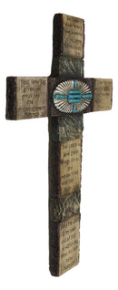 Rustic Western Scriptural Bible Verses Psalms Ecclesiastes Philemon Wall Cross