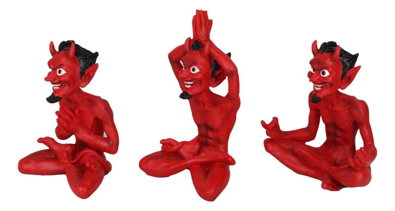 9 Hanging Demon Face Sai Holder - Red