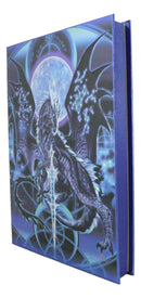 Dragons Lair Fantasy Night Blade Moon Dragon Embossed Journal Diary Notebook