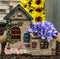 Fairy Garden LED Light Mediterranean Cottage Floral Planter House Mini Figurine