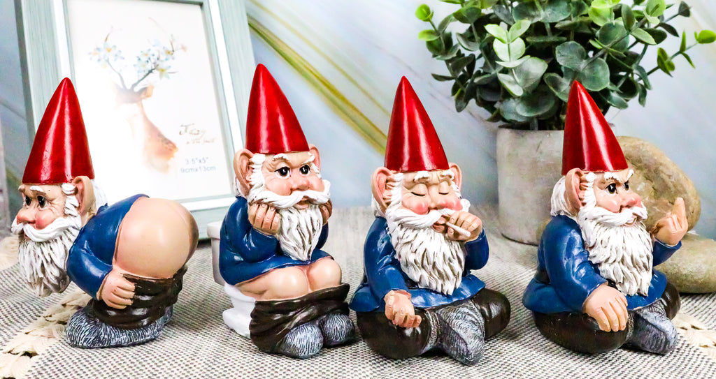 Bee Gnome Sentiment Figurines - 4 Different Styles