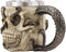 Ebros Shipwrecked Skeleton With Octopus Drinking Mug Beverage Drinkware