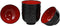 Pack Of 10 Japanese Black Red Lacquer Copolymer Plastic Large Ramen Bowls 38oz