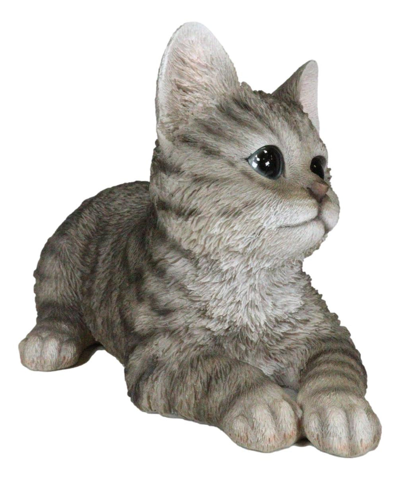 Realistic and Playful Orange Tabby Kitten Collectible Figurine 8 Tall Cat