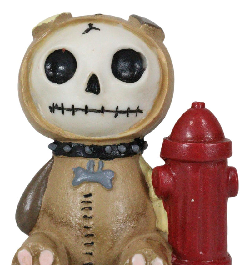 Furrybones Rocky The Cute Bulldog Bull Dog Skeleton Monster Ornament Figurine