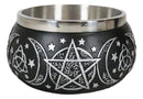 Wicca Metaphysical Triple Moon Celtic Triquetra Symbol Smudging Smudge Bowl