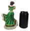 Dias De Muertos Day Of The Dead Traditional Green Gown Dancer Statue Sugar Skull