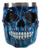 Ebros Legendary Thor Blue Lightning Thunder Bolt Skull Face Coffee Mug Cup 14oz