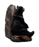 Ebros Carefree Black Bear Figurine 7"L Cast All Your Cares On Him For He Cares For You