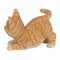 Realistic and Playful Orange Tabby Kitten Collectible Figurine 8" Tall Cat