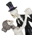 Day of The Dead Voxtrot Wedding Dance Skeletons Bride and Groom Couple Figurine