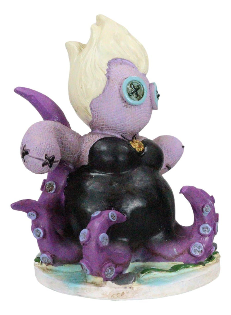 Sea Octopus Witch Ursula Pinheadz Halloween Monster In Voodoo Stitches Figurine