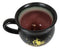 Wicca Sacred Witch's Potion Porcelain Black Cauldron Bowl Large Mug With Handle