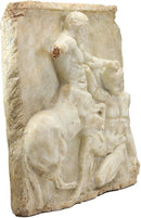 Large Greek God Mortal Combat Centaur And Lapiths Metope Wall Decor Plaque 16"H