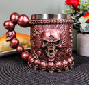 Ossuary Metallic Red Protruding Skull With Bloodshot Eyes Mug Beer Stein Tankard