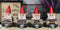 Ebros Welcome Whimsical Gnome W/ Greeting Signs Statues 4"H Set 4 Garden Gnome