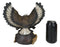 American Patriotic Bald Eagle Clutching Rifles With Second Amendment Figurine