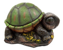 Ebros Gift Adorable Turtle Secret Stash Shell Decorative Jewelry Trinket Box Figurine 8.5" L