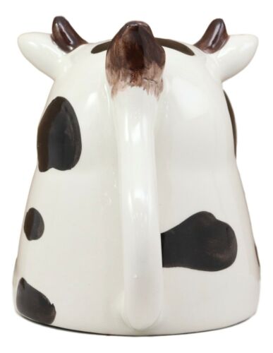 Topsy Turvy Ceramic Holstein Bovine Cow Coffee Mug Drink Cup 11oz Animal Farm