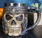 Royal Fleur De Lis Centurion Helmet Skull Coffee Mug 11oz Beer Stein Tankard