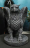 Ebros Griffon Griffin Eagle Lion Gargoyle Statue Home Decor Figurine 6.75" Tall