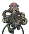 Steampunk Octopus Kraken Tentacle Warrior Decorative Resin Door Knocker Figurine