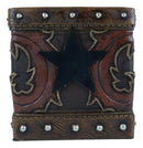 Rustic Western Lone Star Cowboy Country Bootcut Tissue Box Holder Cover Case