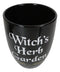 Wicca Witchcraft Ceramic Witch's Herb Garden Flowers Plant Planter Pot Holder