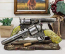 Rustic Country Double Six Shooter Pistols Western Cowboy Envelope Napkin Holder