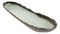 Pack Of 5 Ceramic Long Dinner Entree Wavy Oval Concave Platter Plate 13.25"L