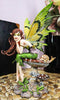 Ebros Amy Brown Thinking Of You Fairy Sitting On Wild Giant Mushroom Statue