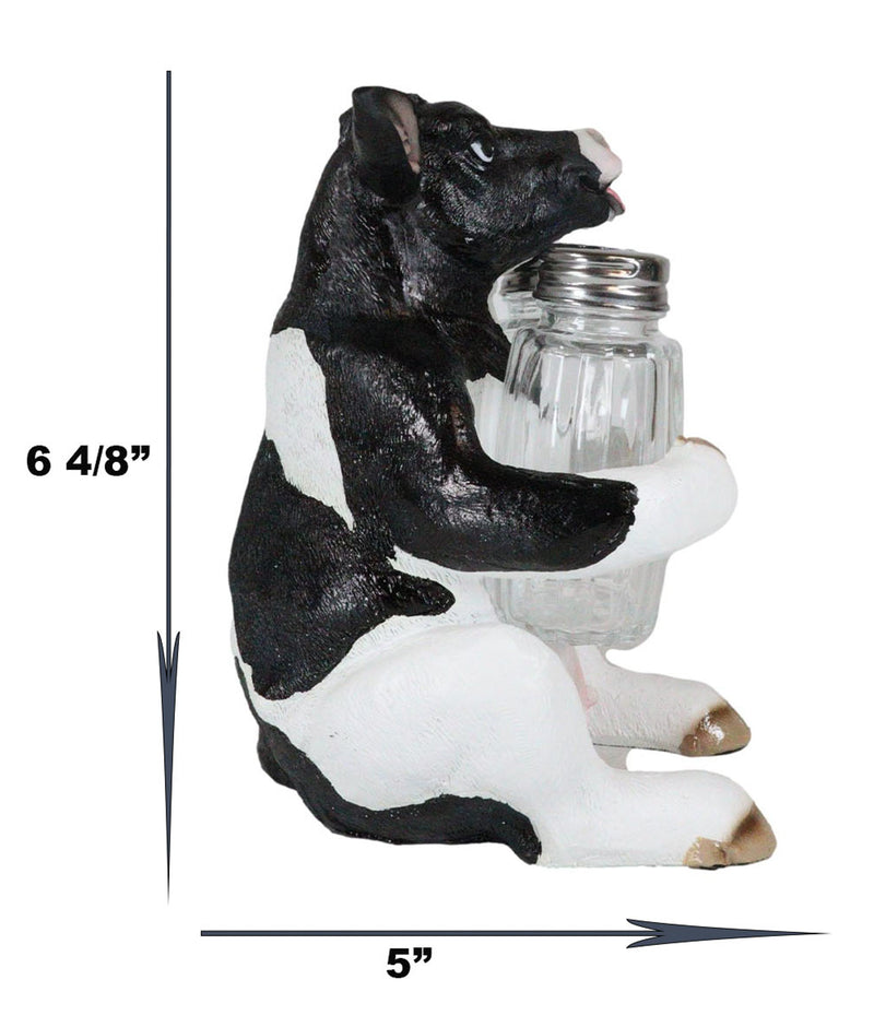 Ebros Farm Grassland Bovine Cattle Cow Moo Moo Salt Pepper Shakers