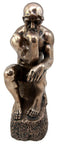 Auguste Rodin Masterpiece Le Penseur The Thinker Decorative Figurine 9.25"H