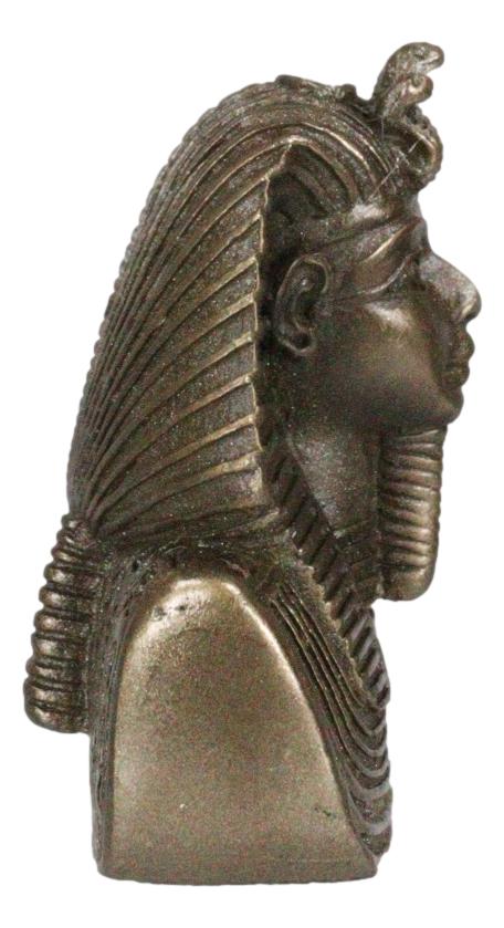 Ancient Egyptian Son Of Horus Pharaoh Mask Of King Tut Collectible Mini Figurine