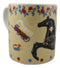 Trail Of Painted Ponies American West Cow Skull Guitar Bonanza Horse Ceramic Mug