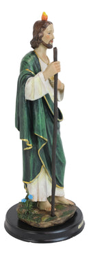 Ebros Gift Saint Jude Thaddeus The Apostle Decorative Figurine With Brass Plate Engraved Base 13" Tall