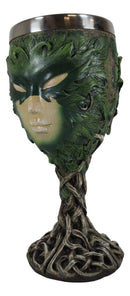 Ebros Rustic Woods Willow Forest Spirit Greenman Lady Wine Goblet Chalice Greenlady