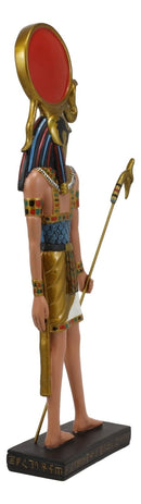 Ebros Classical Egyptian God of The Sky and Sun Horus Ra with Uraeus Statue 12"H