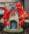 Fantasy LED Light Enchanted Fairy Garden Toadstool Mushrooms Mini Cottage House