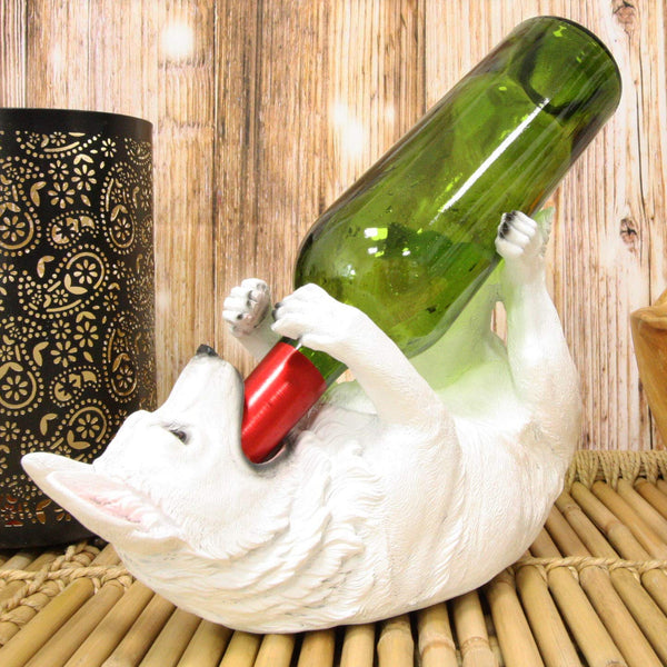 Polar bear wine bottle holder sale