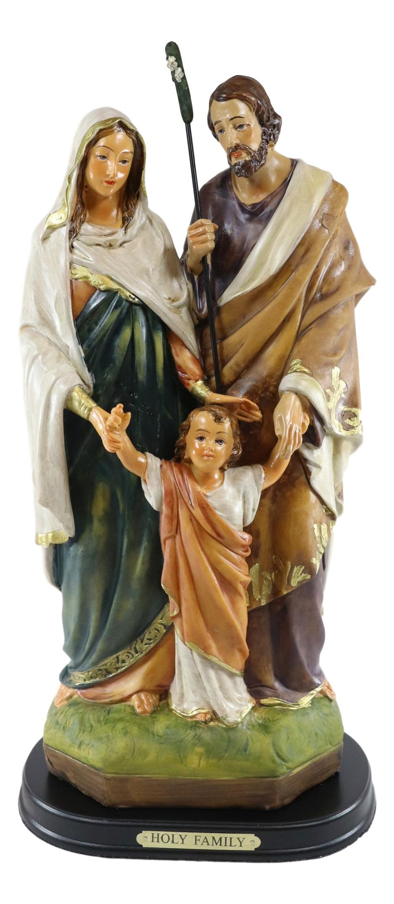 Our Blessed Holy Family Figurine 12"Tall Statue Mary Joseph Child Jesus Catholic