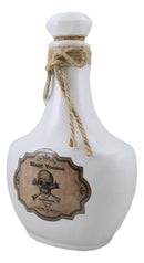 Ceramic Magic Voodoo Apothecary Cursed Skull Witch Poison Prop Potion Bottle