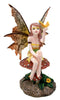 Amy Brown Tropical Sunny Yellow Butterfly Fairy Enchanted Forest Figurine 6.25"