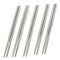 Contemporary Sleek Design Stainless Steel Metal Reusable Chopsticks Set 5 Pairs