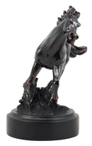 Ebros Gift Bronze Electroplated Wild West Galloping Horse Statue 10.5" L Equestrian Beauty Steed Figurine