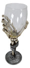 Grasp Of the Dead Eternal Slave Skeleton Hand Wine Goblet Glass Drink Chalice