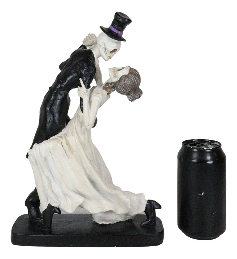 Day of The Dead Voxtrot Wedding Dance Skeletons Bride and Groom Couple Figurine