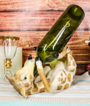 Ebros Gift Safari Drunken Long Necked Giraffe Wine Bottle Holder Caddy Figurine